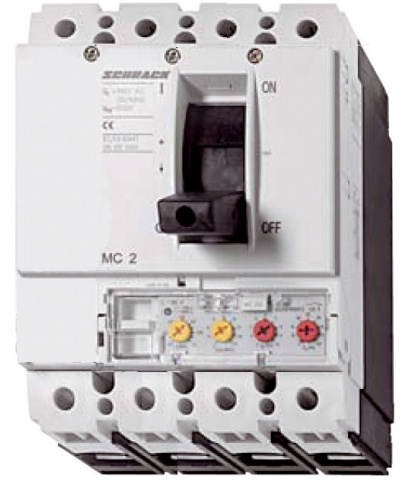 MC2-4- 50N-VE100 In=100A, Ir=0,5-1In, Isd=2-10Ir, 4P 50кА Авт. выкл, DER расцепитель