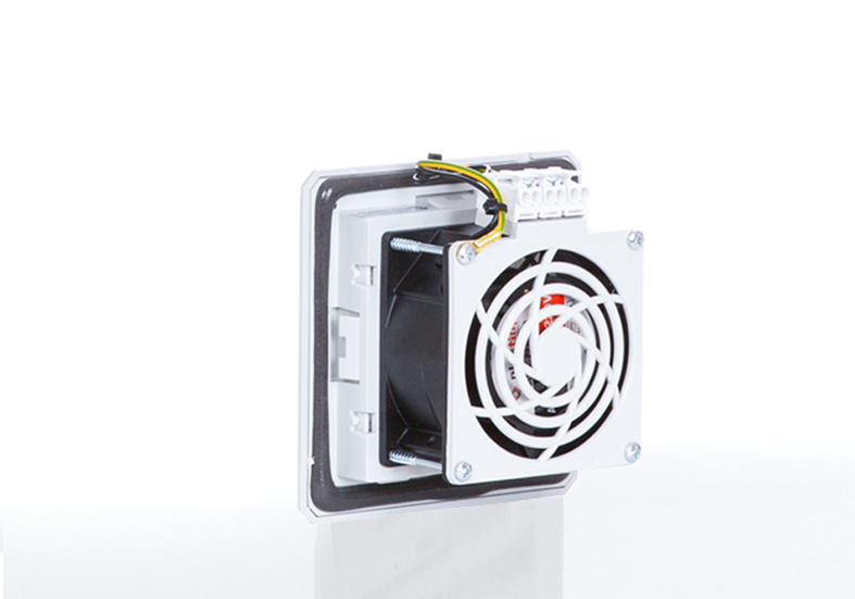 PTF Вентилятор с фильтром  30м3/ч, 120х120мм IP54, монтажный вырез 92х92 (Plastim)