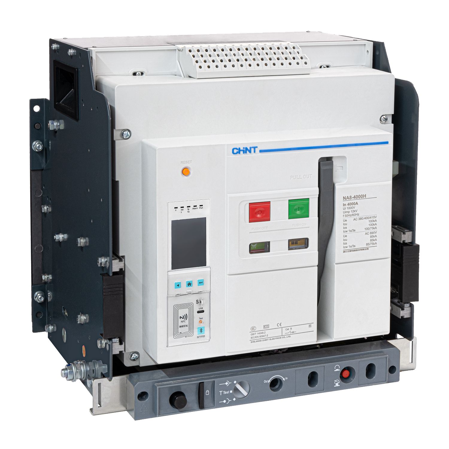 Воздушный авт. выкл. NA8-4000H-3200S/3P выкат.,3200А, 100кА, тип S, AC230В