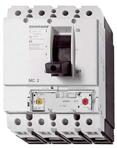 MC2-4- 25B-A160 In=160A, Iтр=0,8-1In, Iэр=6-10In, 4P 25кА Авт. выкл., ТМ расцепитель