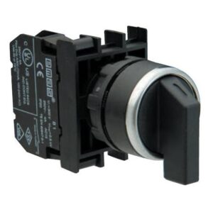 B-S32-IP50-(BA-B1) Переключатель пластиковый на 3 положения (2-0-1) 60° без фиксации 1НО