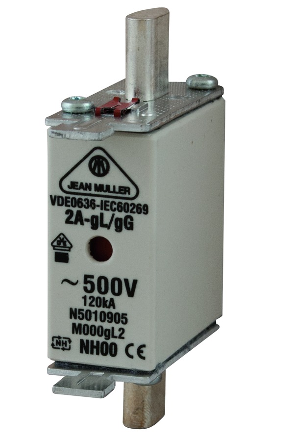M000gL 02 плавкая вставка NH-000gL/gG 100A/ 02A AC500V/120kA с индикатором Combi