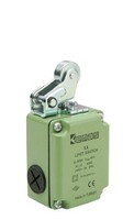 L1-K1-3-MIM111-IP65 Концевой выключатель мгновенного действия (1НЗ+1НО) однонаправленный со стальной консолью и металлическим роликом