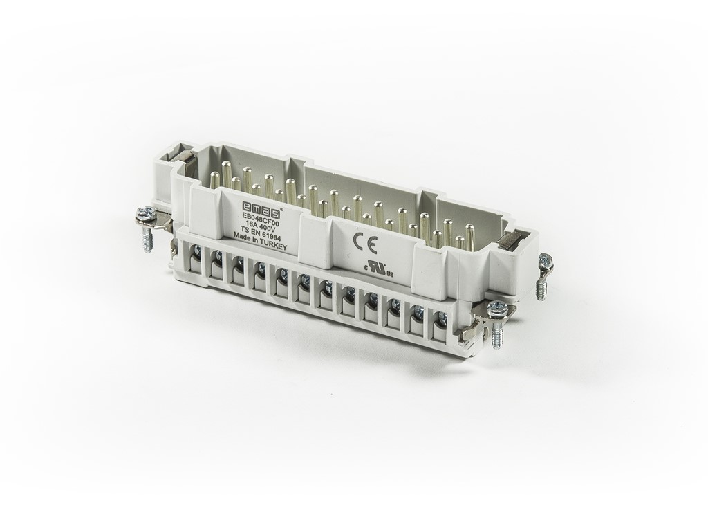 EB- 48-CF-00 Штепсель 48 выводов 16А для разъемов EBM (папа)