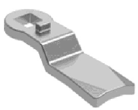 Ригель со стопором H=06 L=52 для замков на четверть поворота