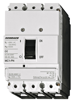 MC1-3 -N160 In= 63А, 3P, Выключатель нагрузки c возможностью дистанционного управления