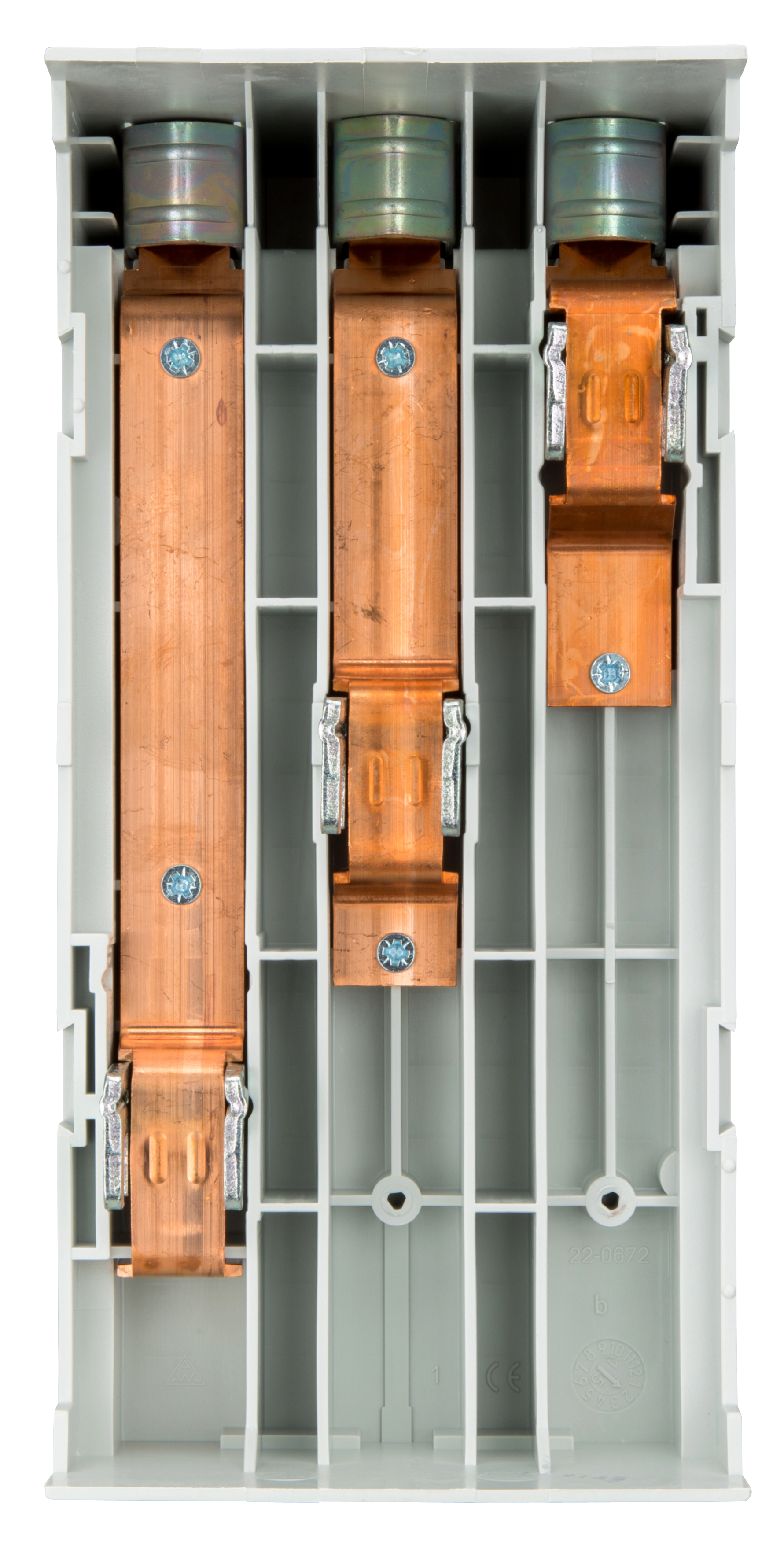 Шинный адаптер универсальный 200А, 70мм2, верхний для системы шин 60мм