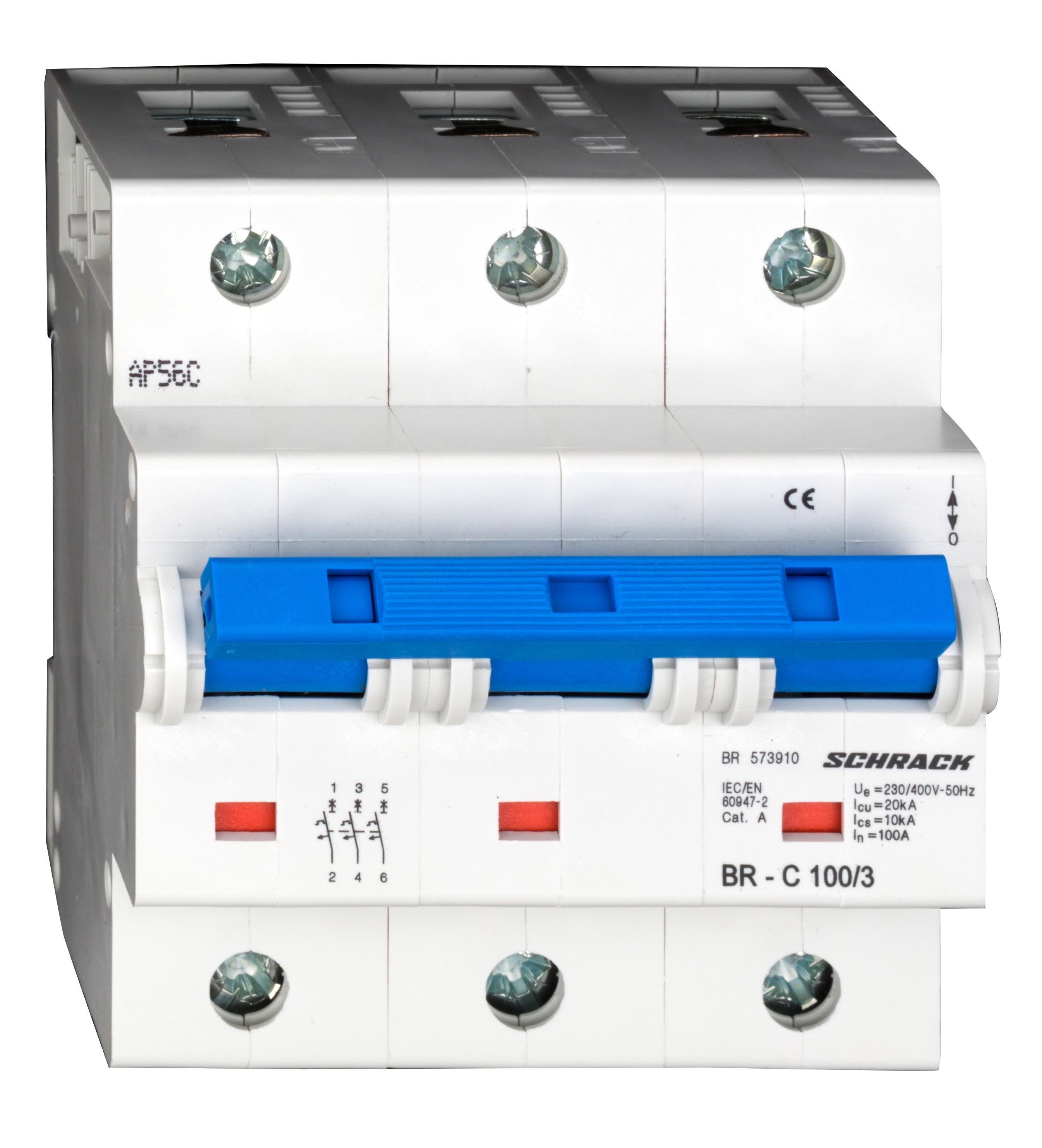 BR 25кА 3p C 100A Автоматический выключатель сильноточный