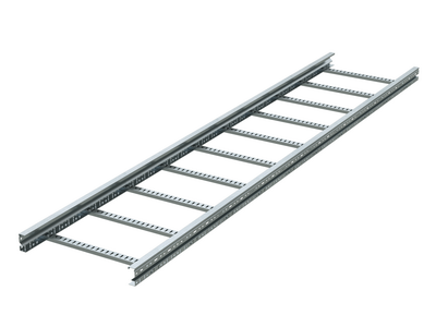 Лоток лестничный 80х1000, лонжерон 1,5 мм, L 6 м