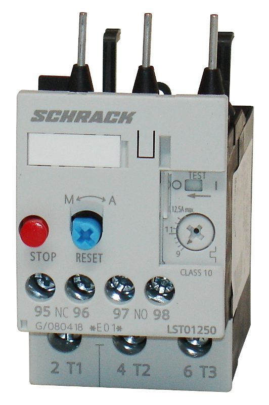 LST0 Термореле 12,5А/5,5кВт (9,00-12,50А) размер 0
