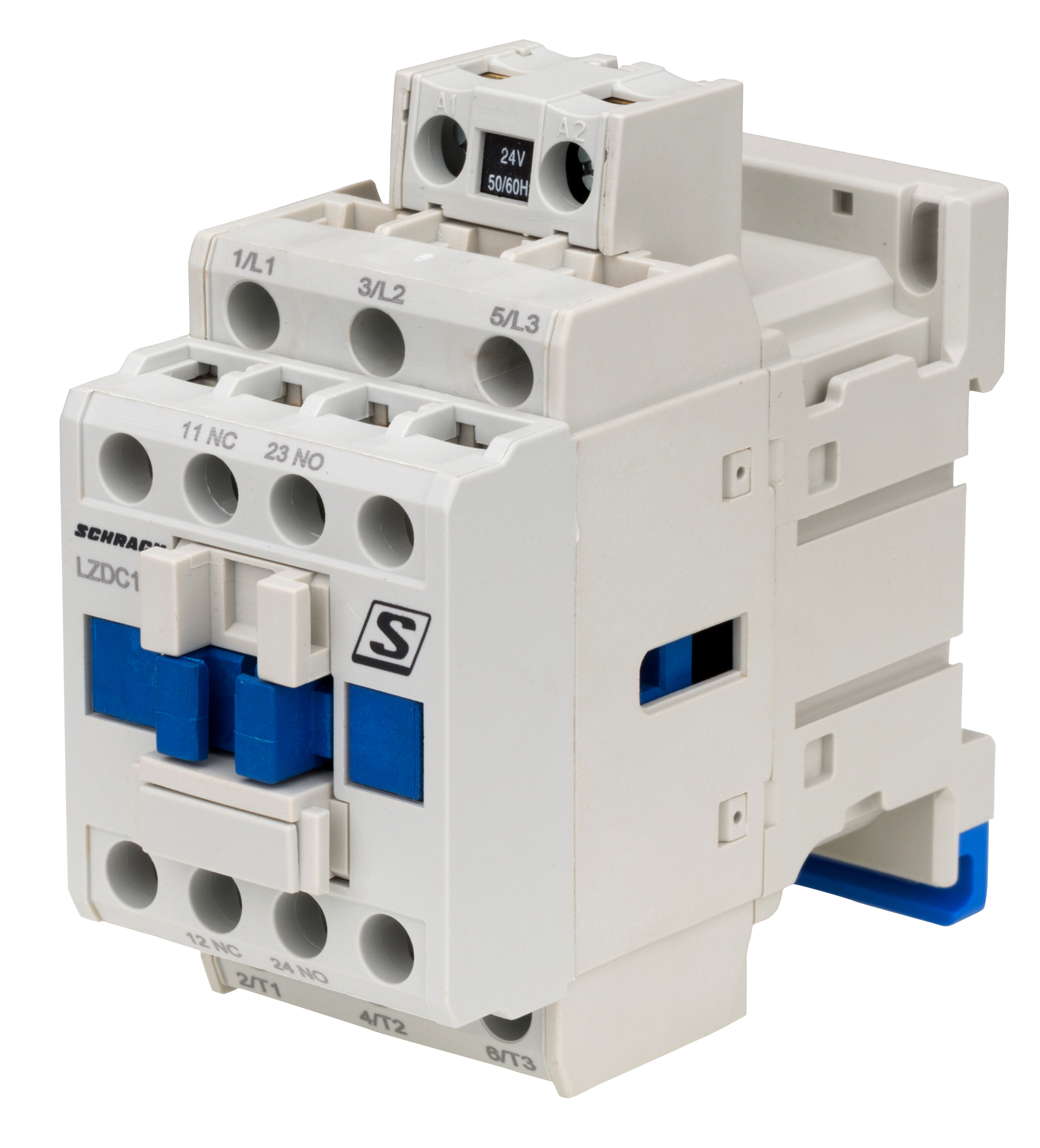 LZD Контактор CUBICO  Classic 018А/7,5кВт АС3 380В,  24В 50/60Гц 1НО+1НЗ контакт