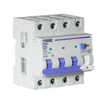 FMO-EL-3P+N 25A 30mA 6kA тип AC, х-ка C, 4M Диф. автомат
