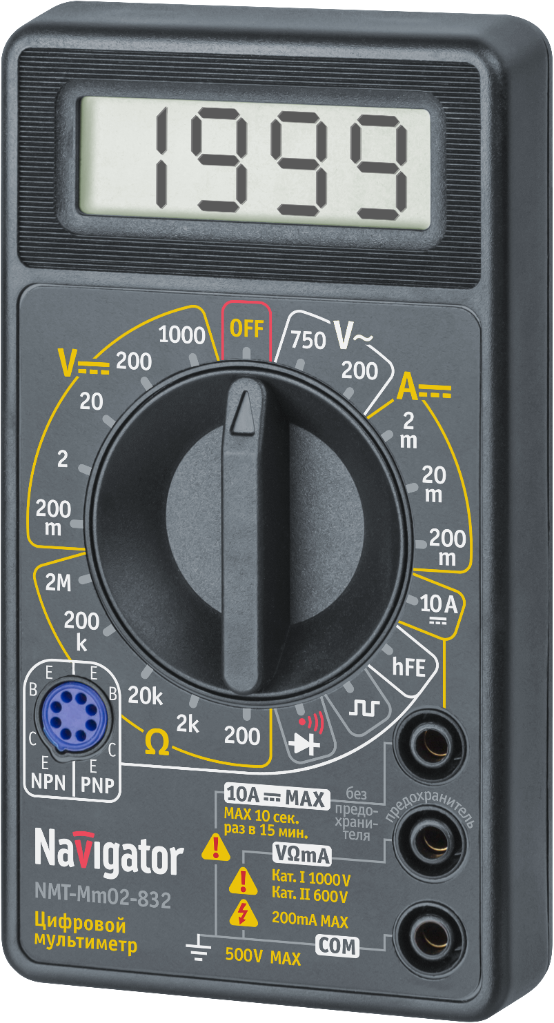 Мультиметр Navigator 82 431 NMT-Mm02-832 (832)