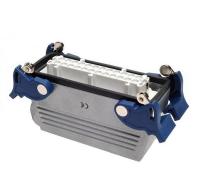 EB-M- 24-PU-14-IP65 Розетка переносная металлическая 24  вывода 16А боковой ввод 4 фиксатора