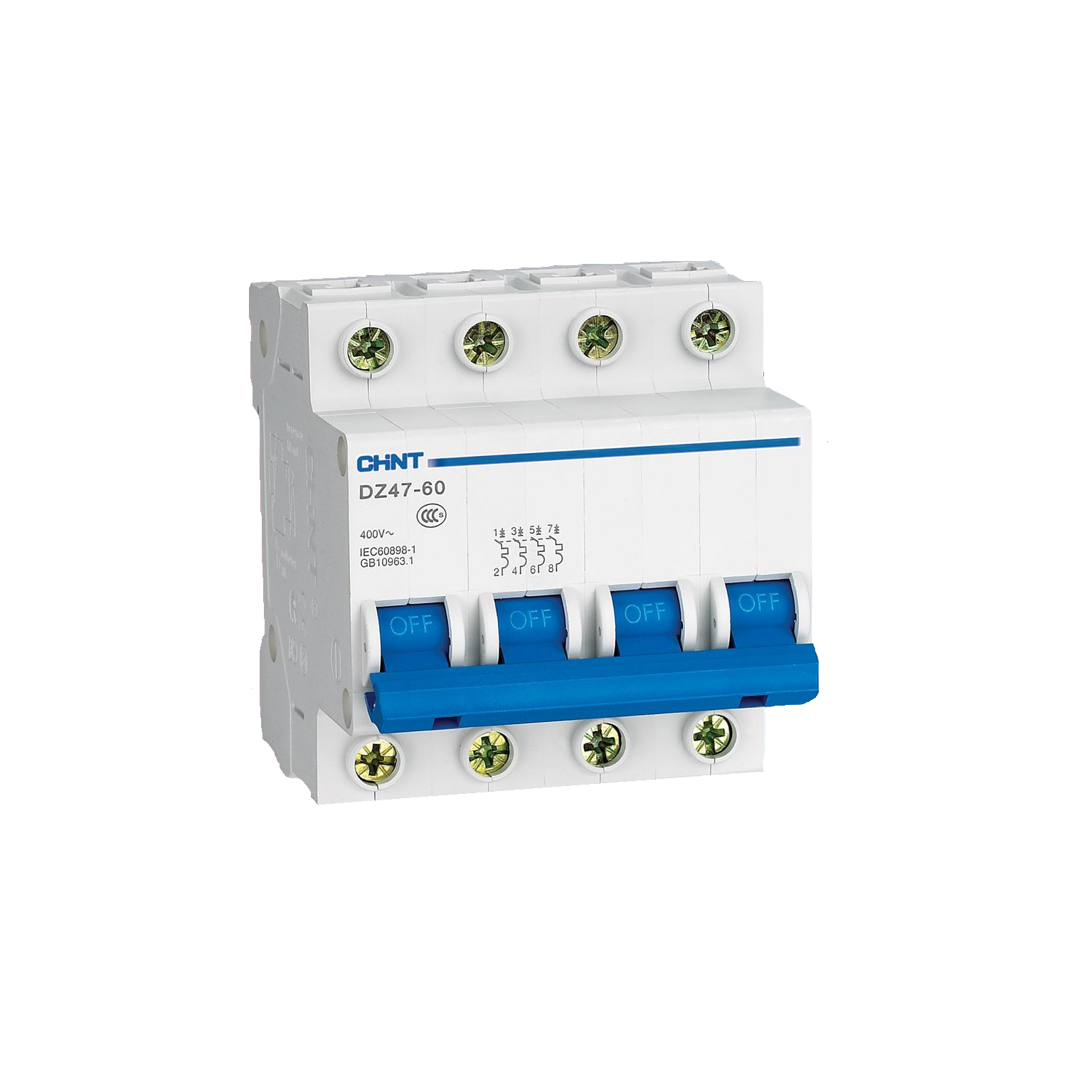 Авт. выкл.DZ47-60 4P 50А 4,5кА х-ка B