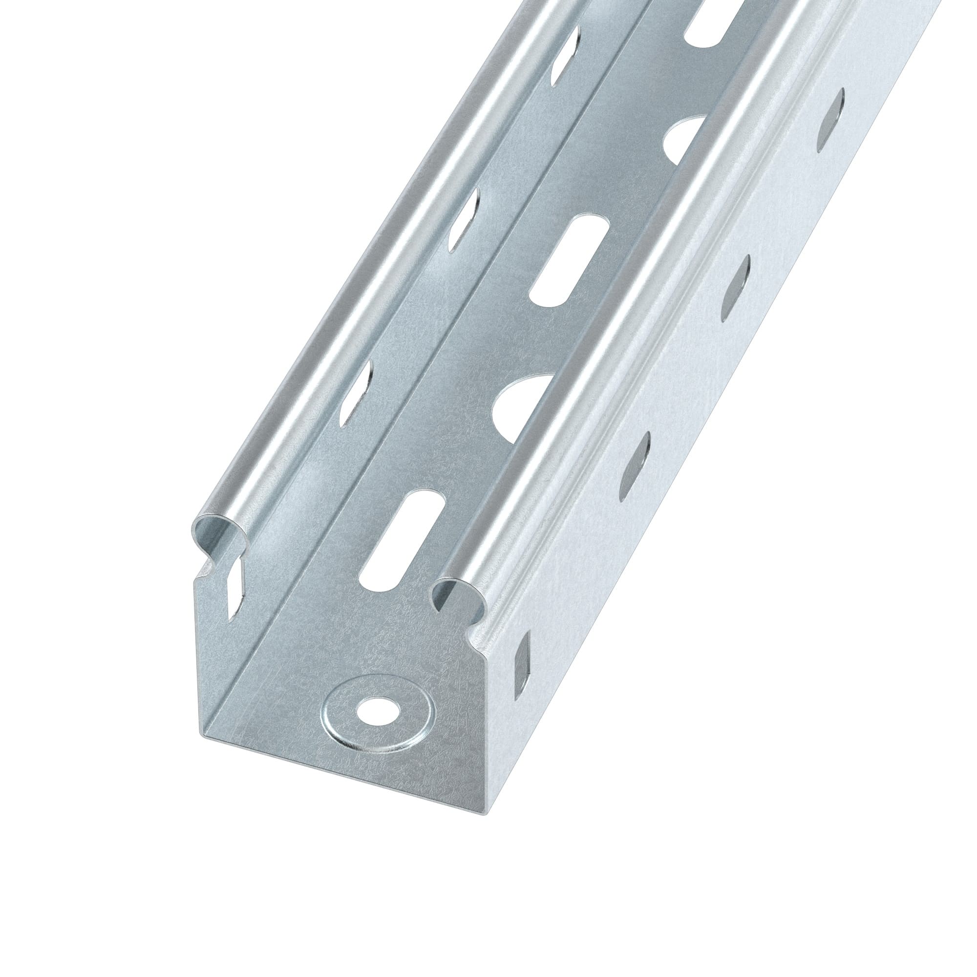 Лоток перфорированный 50х50 L 3000 толщ. 1,5 мм, горячеоцинкованный