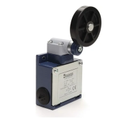 L53-K1-3-MEL121-IP65 Концевой выключатель мгновенного действия (1НО+1НЗ) двунаправленный с металлической консолью и резиновым роликом