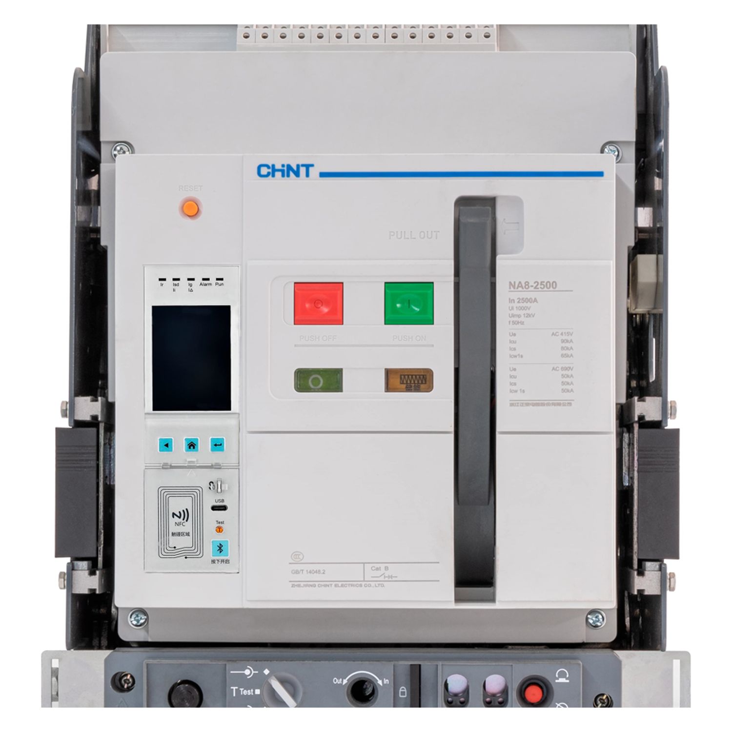 Воздушный авт. выкл. NA8-2500H-2000S/3P выкат.,2000А, 85кА, тип S, AC230В