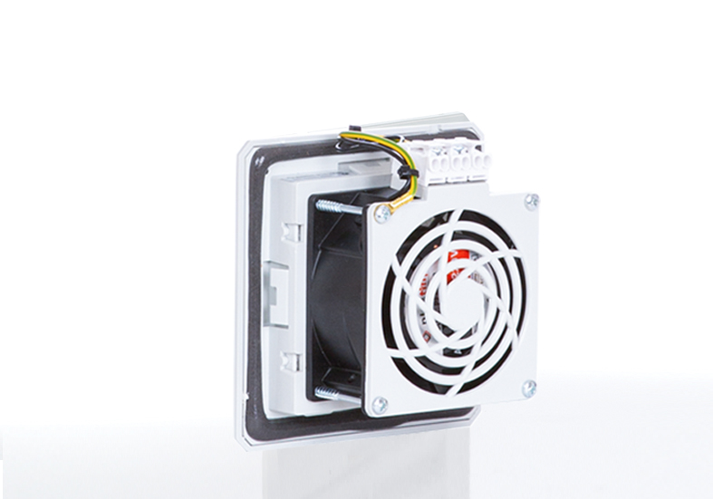 PTF Вентилятор с фильтром 100м3/ч, 160х160мм IP54, монтажный вырез 125х125 (Plastim)