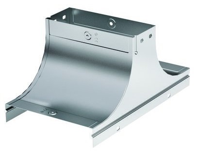 Крышка-ответвитель TS осн.300 H80 в комплекте с крепежными элементами и соединительными пластинами, необходимыми для монтажа, горячий цинк