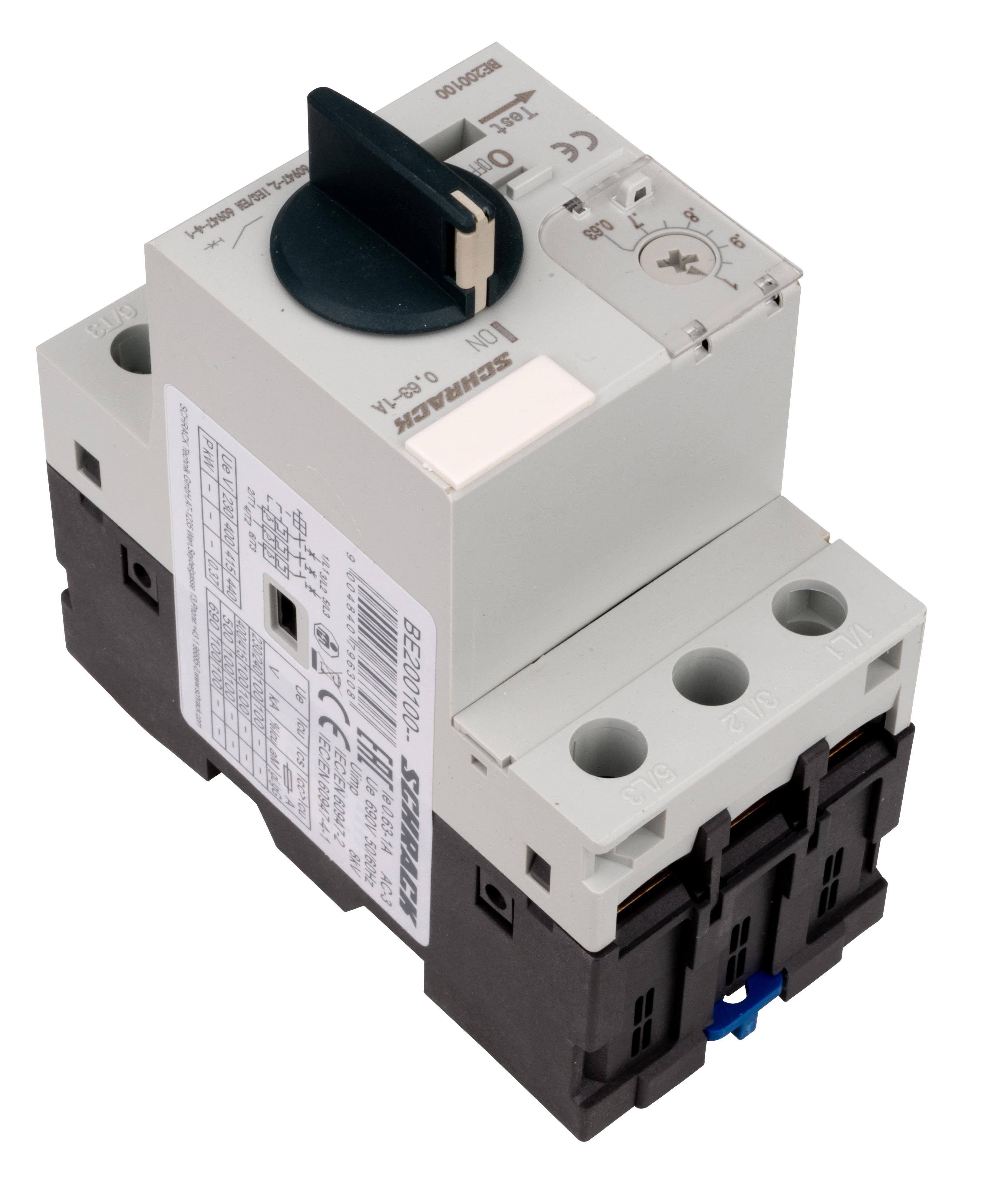 BE2 3p  1,00A (0,63-1,00) 0,25кВт Автомат защиты электродвигателя