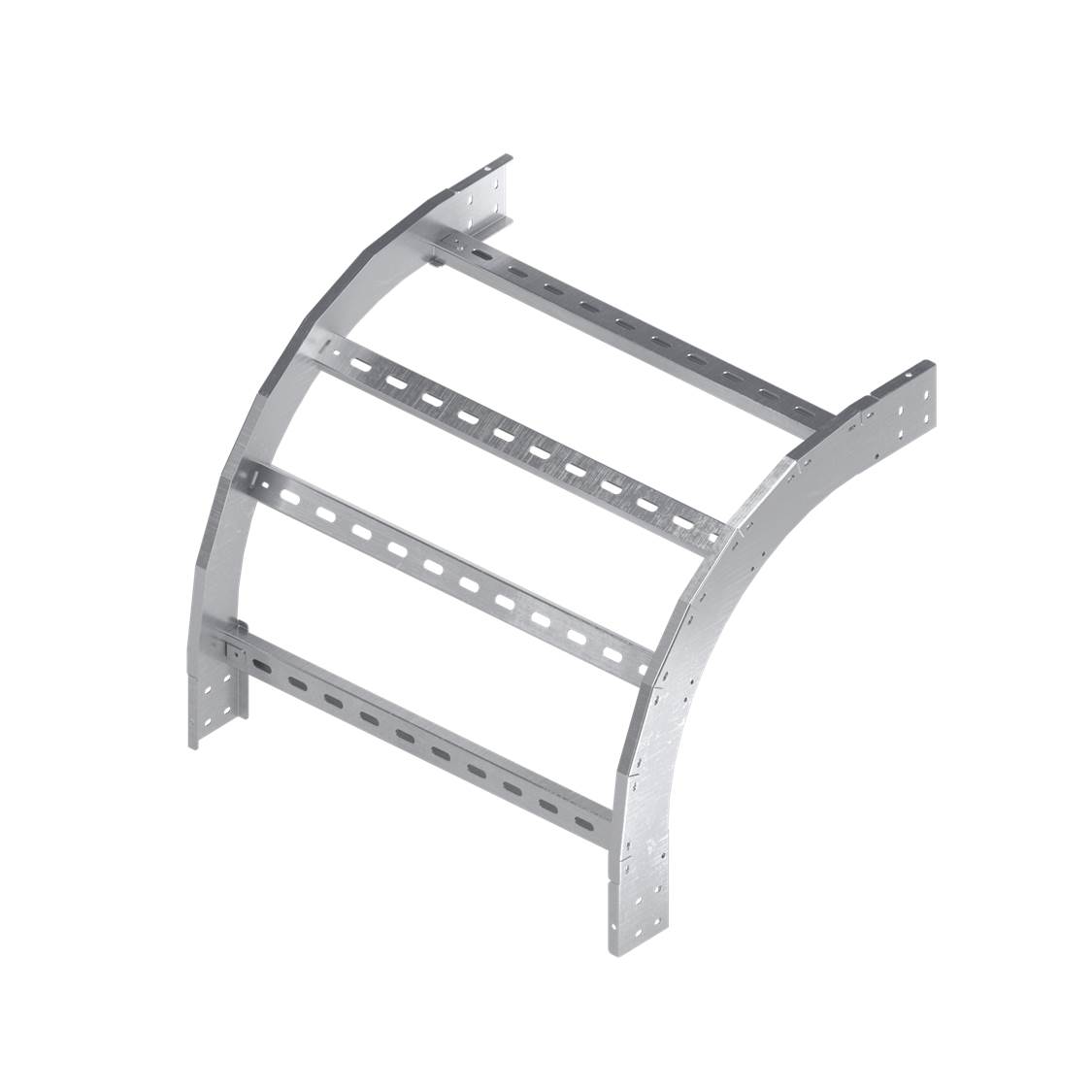 Угол вертикальный внешний 90 градусов, 50х300 R600, цинк-ламельный в комплекте с крепежными элементами и соединительными пластинами, необходимыми для