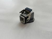 EB-M- 05-FE-46-IP65 Силовой разъем (папа) стационарный наклонный металлический 5 выводов 10А нижний ввод