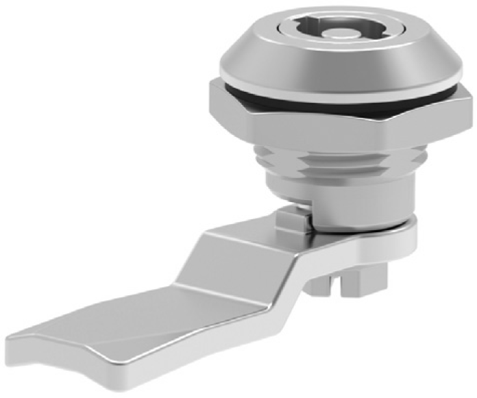 Замок 201SS М-22 на четверть поворота, нержавеющая сталь AISI 316, личинка DB 5мм, IP65, без ригеля