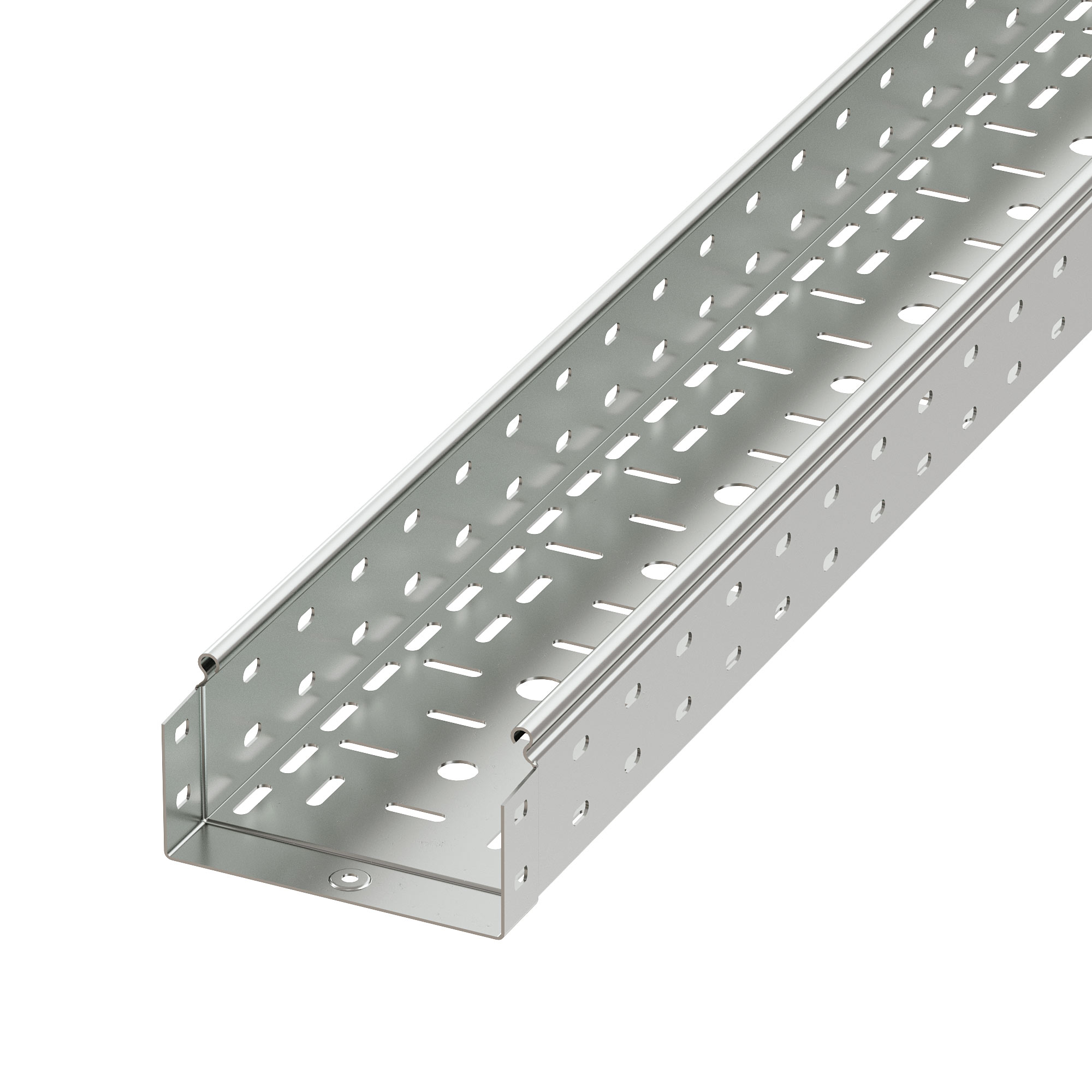 Лоток перфорированный 150х80 L3000 толщ.1,5 мм, горячеоцинкованный