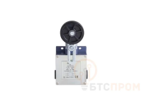 L54-K1-6-MEL122-IP65 Концевой выключатель мгновенного действия (2НО+2НЗ) двунаправленный с металлической консолью и резиновым роликом