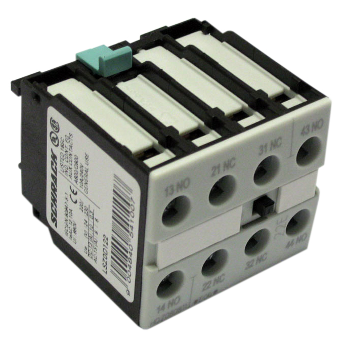 Блок-контакт для LS0/12 вспомогательный 2но+2нз фронтальный монтаж