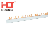 Шина соеденительная вилка  63A 2полюсная , 1метр  57 модулей