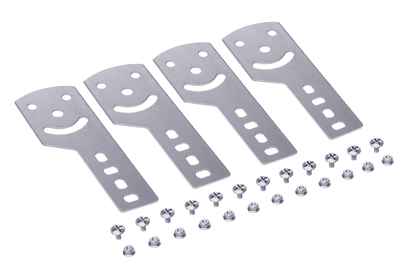 Пластина крепежная GSV H50 (4 шт.) в комплекте с метизами, необходимыми для монтажа
