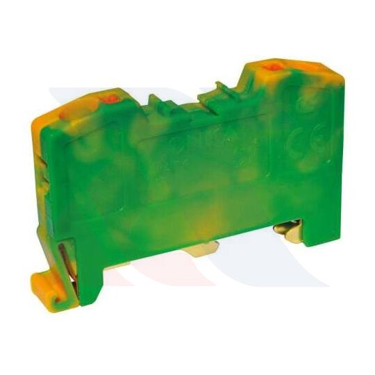 OPK  4PE/7,1mm Клемма заземляющая проходная закрытая, пружинные зажимы, 32A [ст.арт.1199]