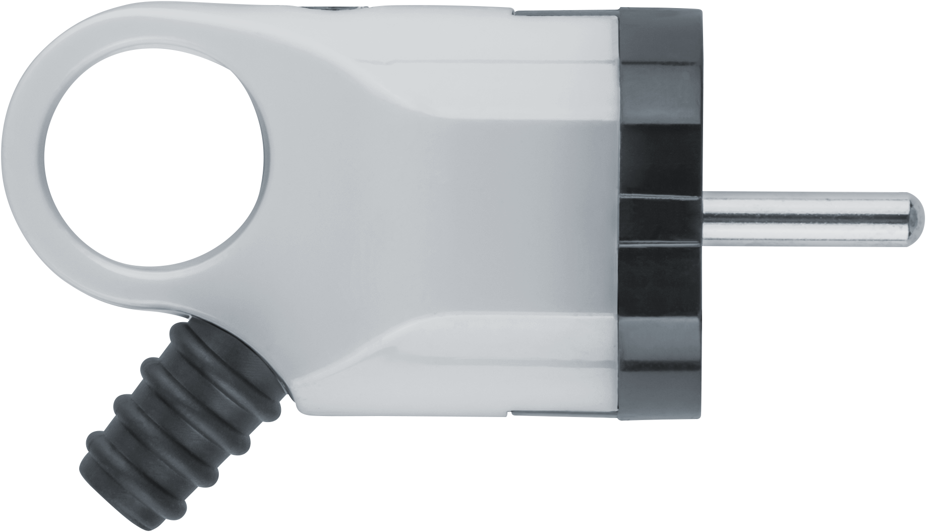 Вилка Navigator 61 361 NCA-PL03-16A-E-WH угловая с/з белая