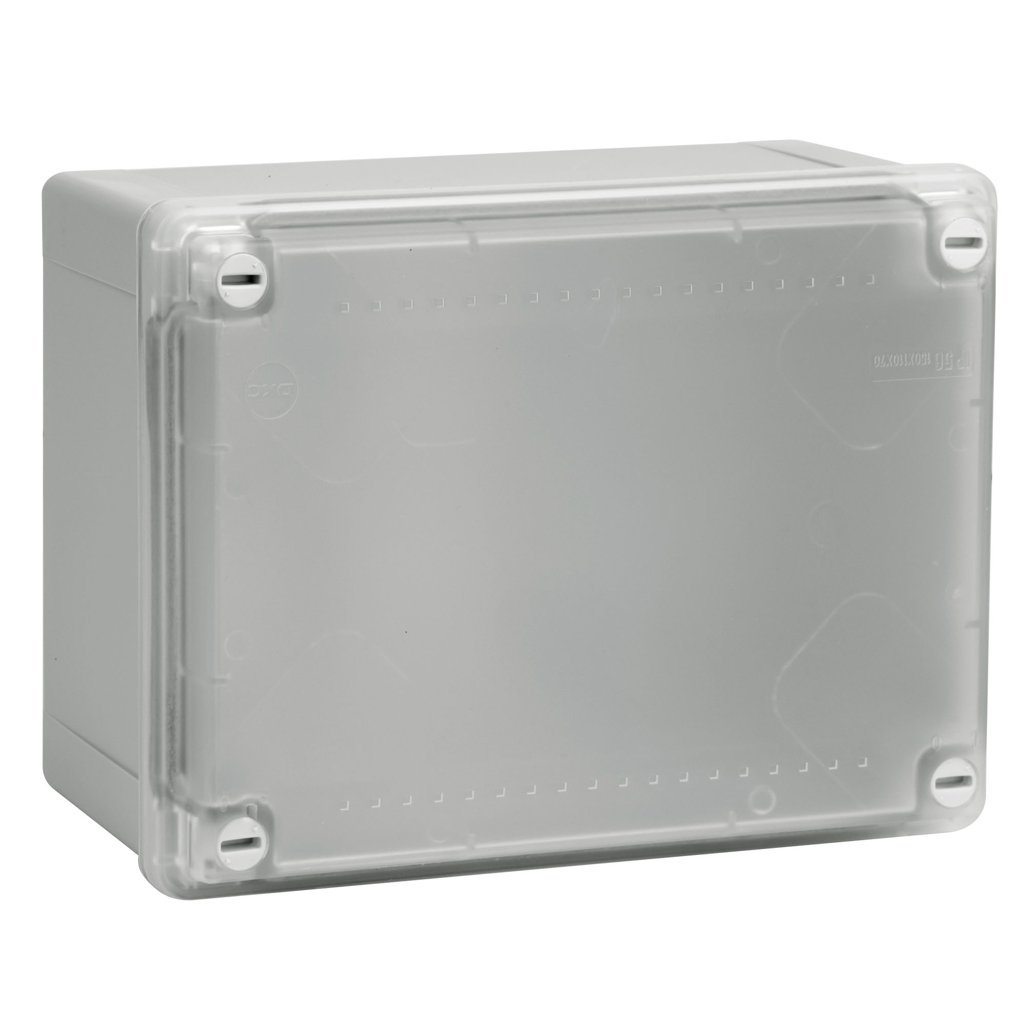 Коробка ответвит. с гладкими стенками и матовой крышкой, IP56, 120х80х50мм