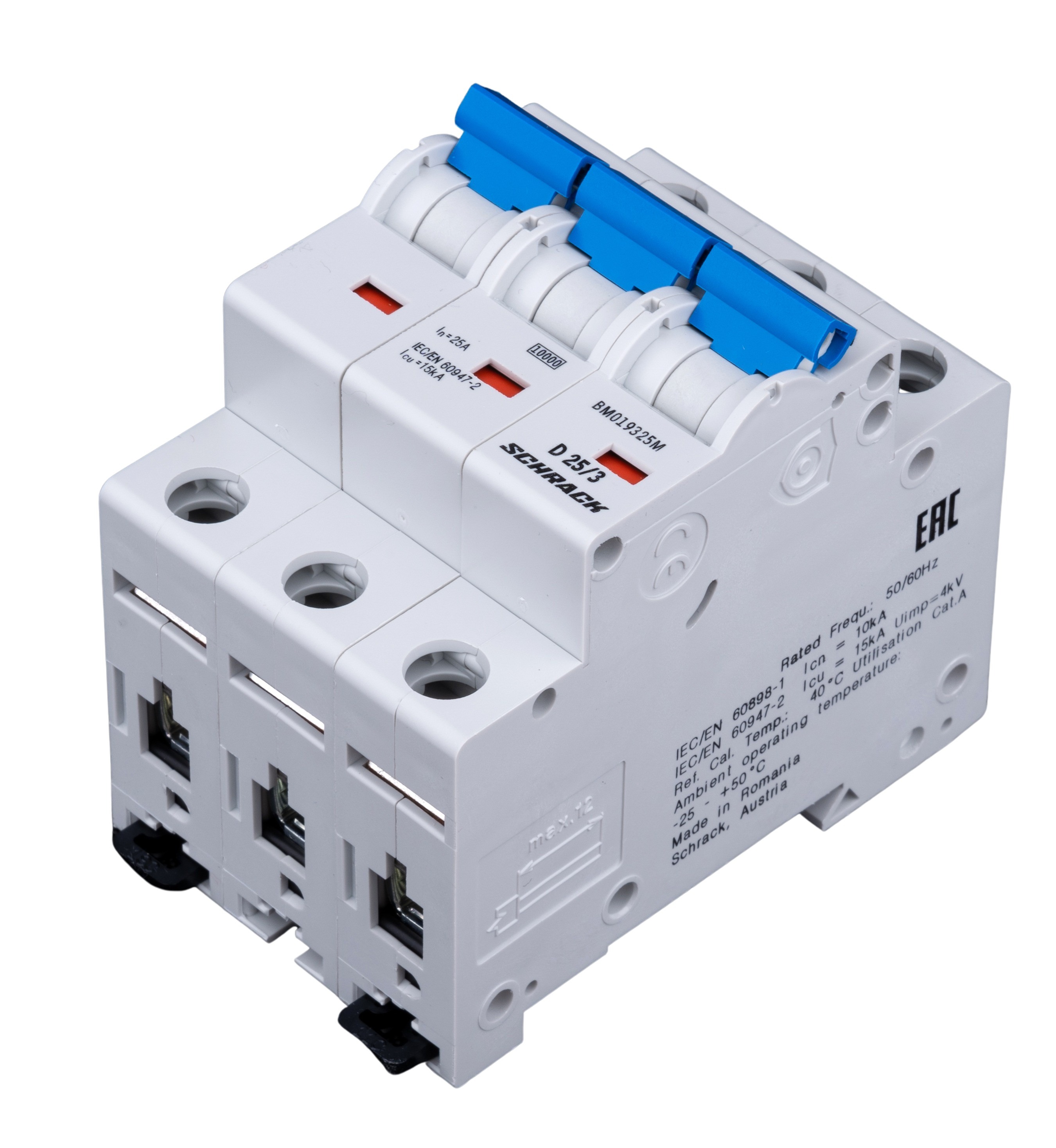 BM 10кА 3p D 25A Автоматический выключатель