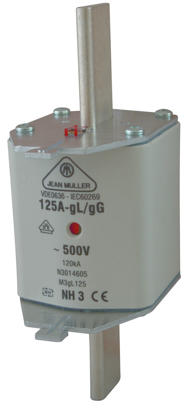M03gL400 плавкая вставка NH-03gL/gG 630A/400A AC500V/120kA с индикатором Combi