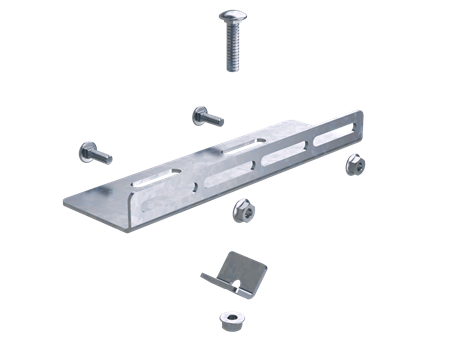 Крепление к строительной балке, цинк-лам.