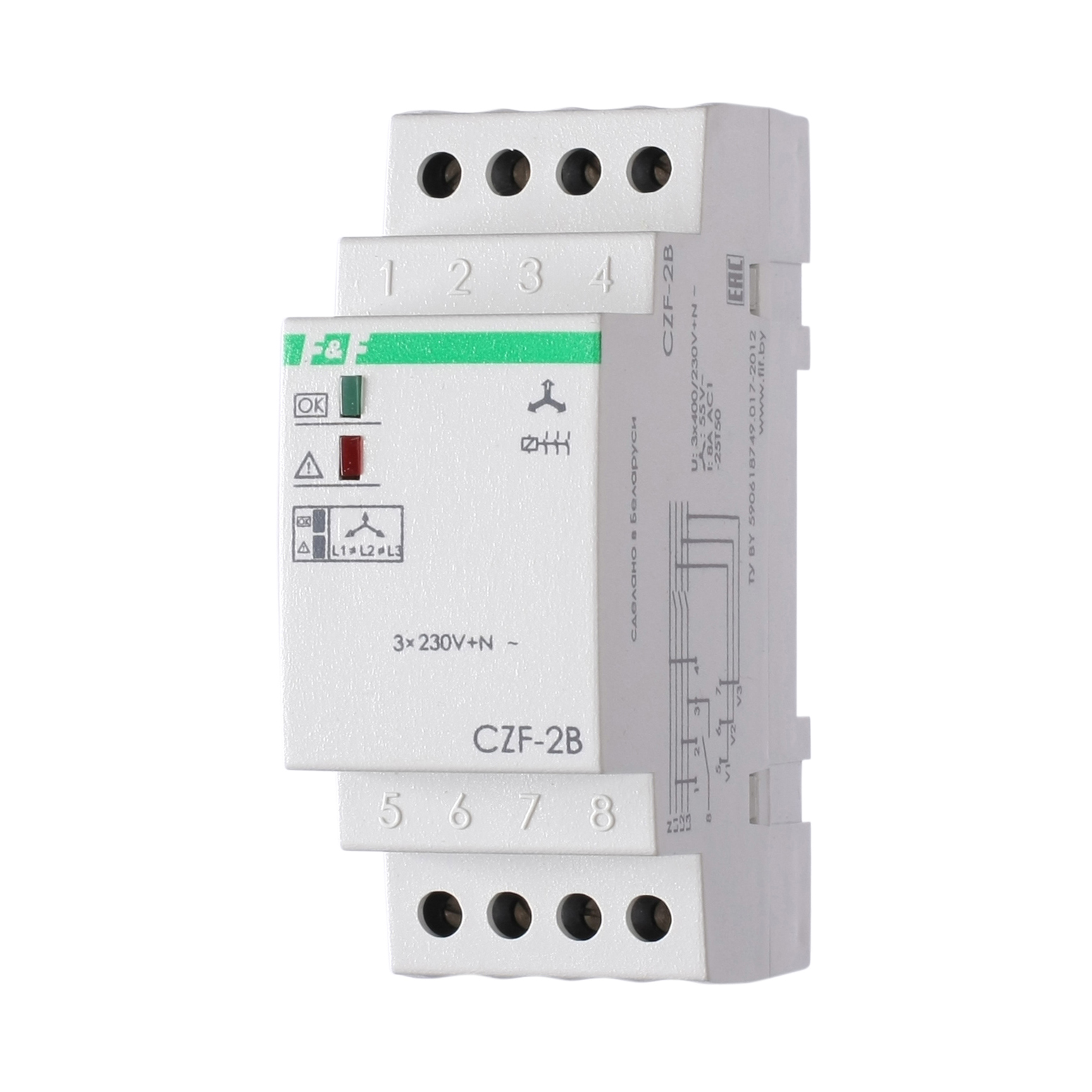 Реле контроля фаз CZF-2B