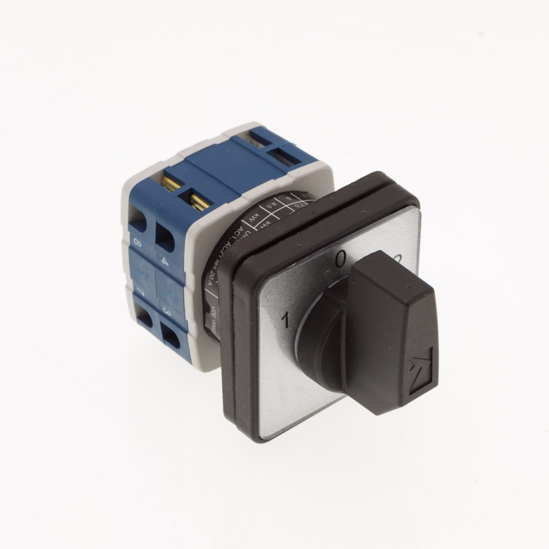 PSA020KD234S Переключатель полюсов реверс. двухфазный (1-0-2) 20А