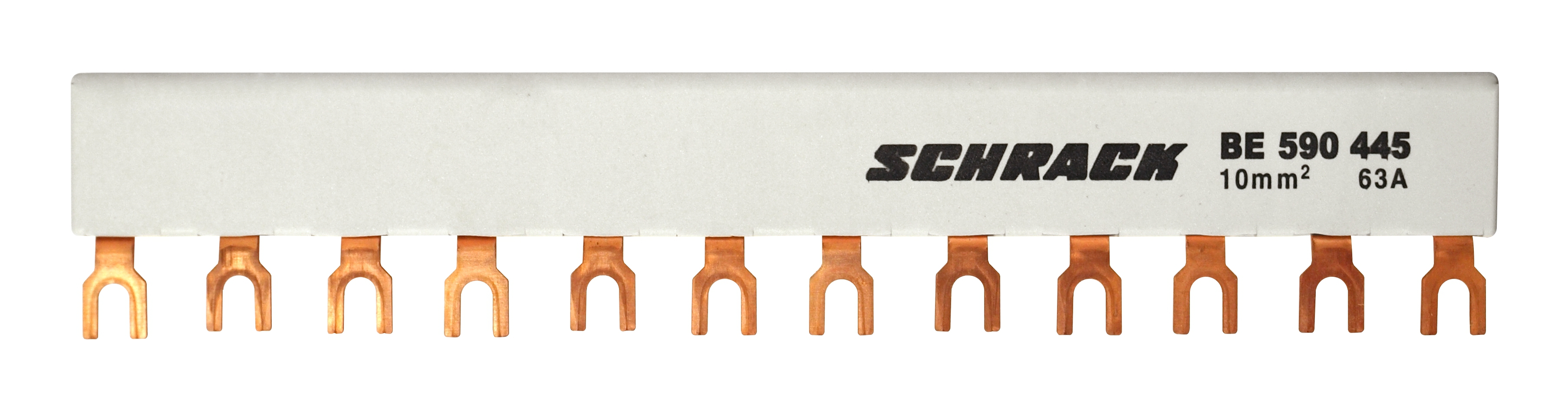 BE5 Соединительная шина для 4хBE5, 45мм, вилочная,63А