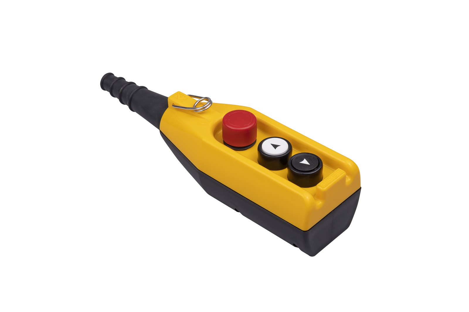 Крановый пульт PV3-E30-B-2-IP65 желто-черный с CP-E30R-R-(СА1С2) и 1 группой PVT(HBD-HSD)-1B11B2 одна скорость 1НО+1НЗ контакта