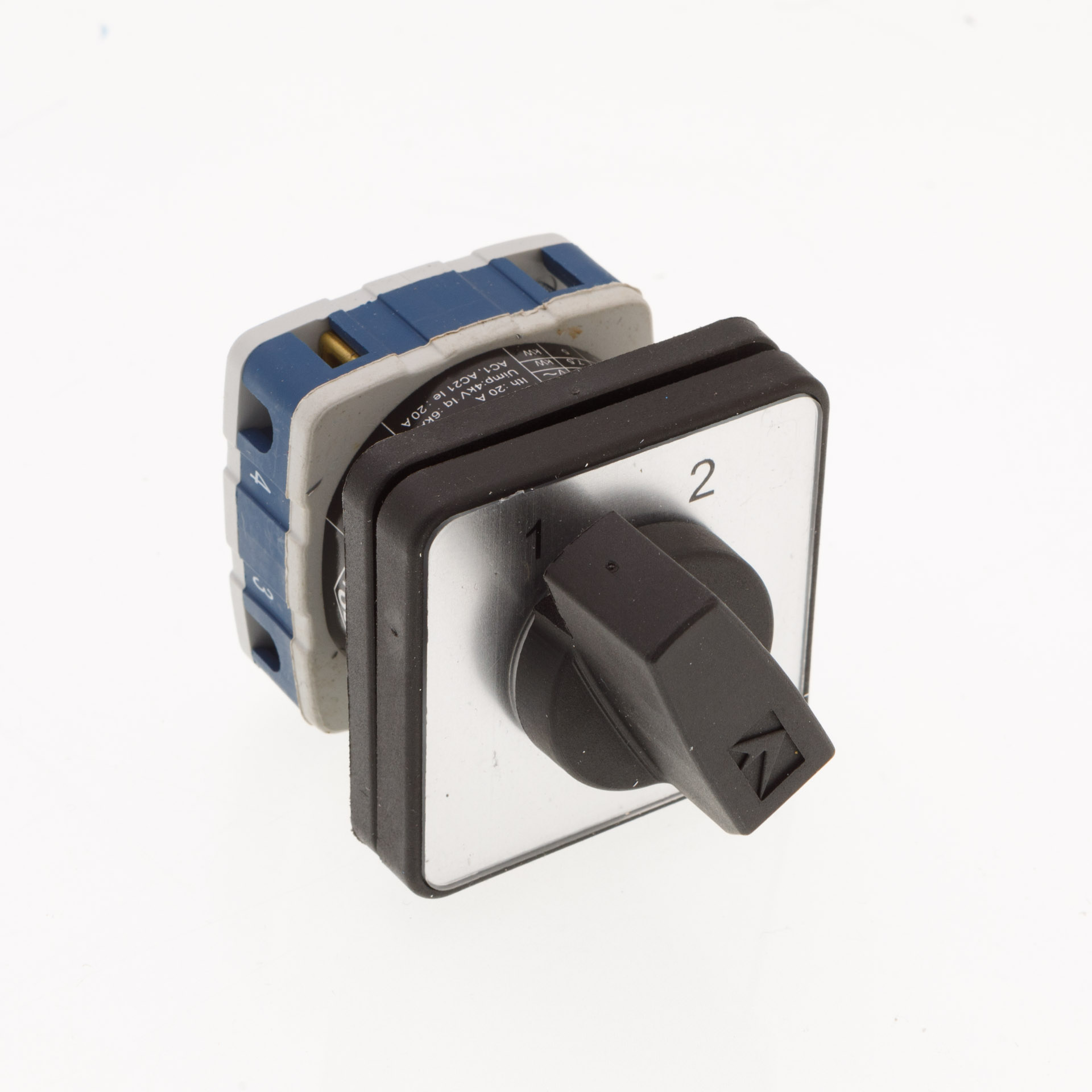 Переключатель полюсов реверс. однофазный (1-2) 20А