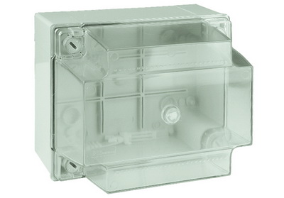 Коробка ответвит. с гладкими стенками и прозрачной крышкой, IP56, 150х110х135мм