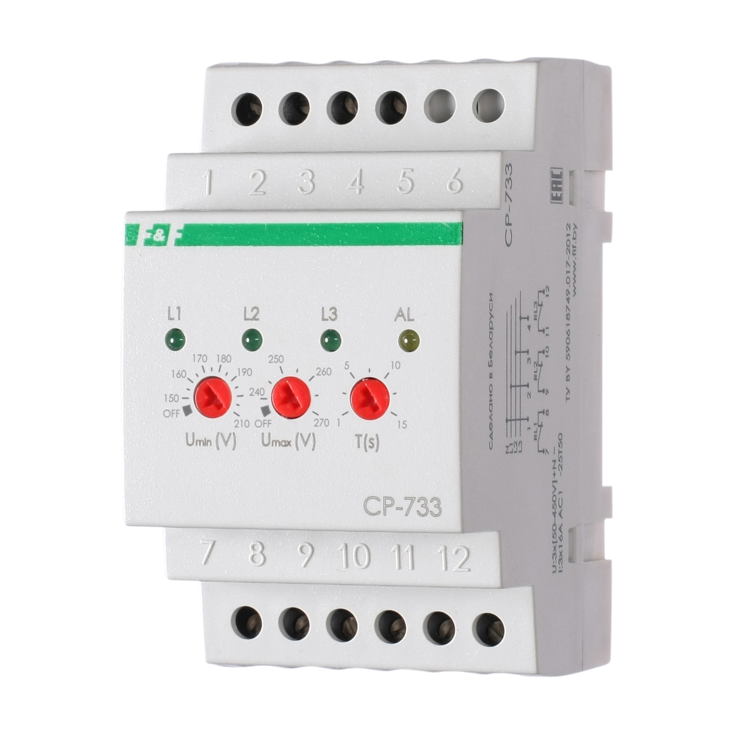 Реле контроля напряжения CP-733