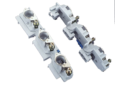 NEOZED Основание (Цоколь) D02 WR/E18 3полюса 400V/63A для плавкой вставки D02 шинной системы 60мм