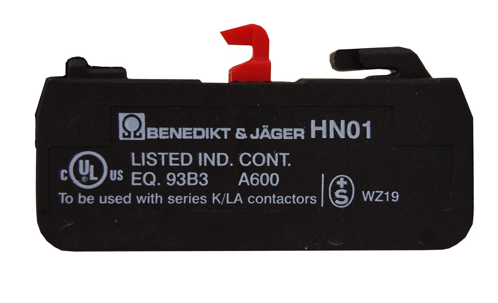 LA- Блок-контакт вспомогательный для LA 1нз фронтальный монтаж