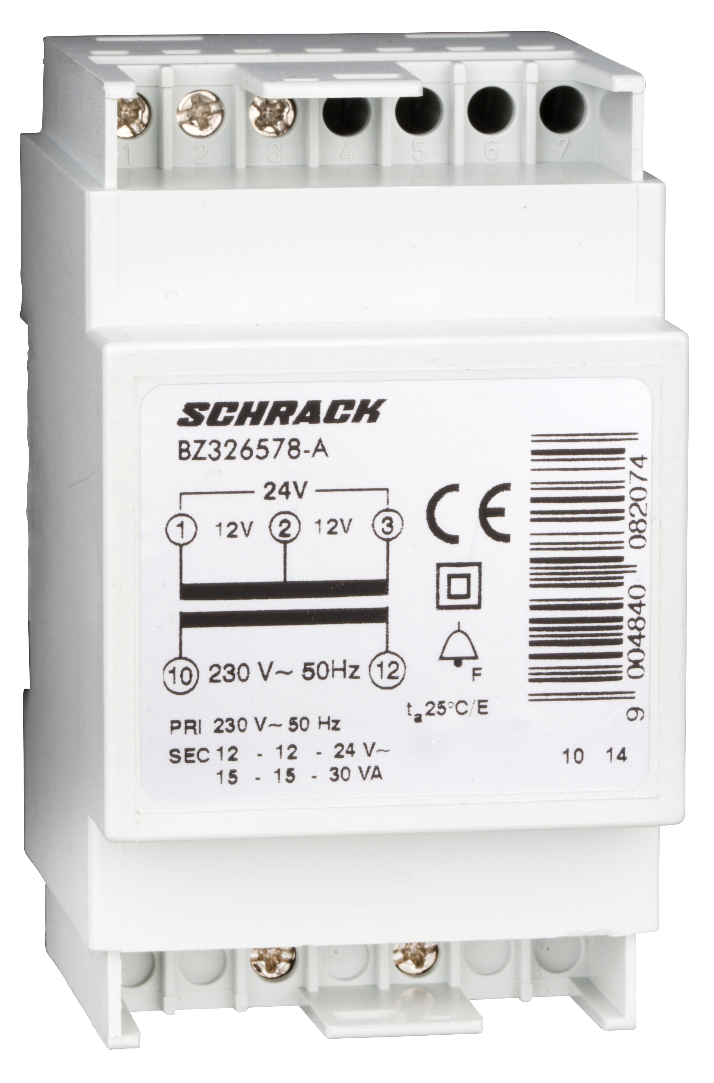 Звонковый трансформатор KL-TP/30VA 30 VA/12-12-24B AC