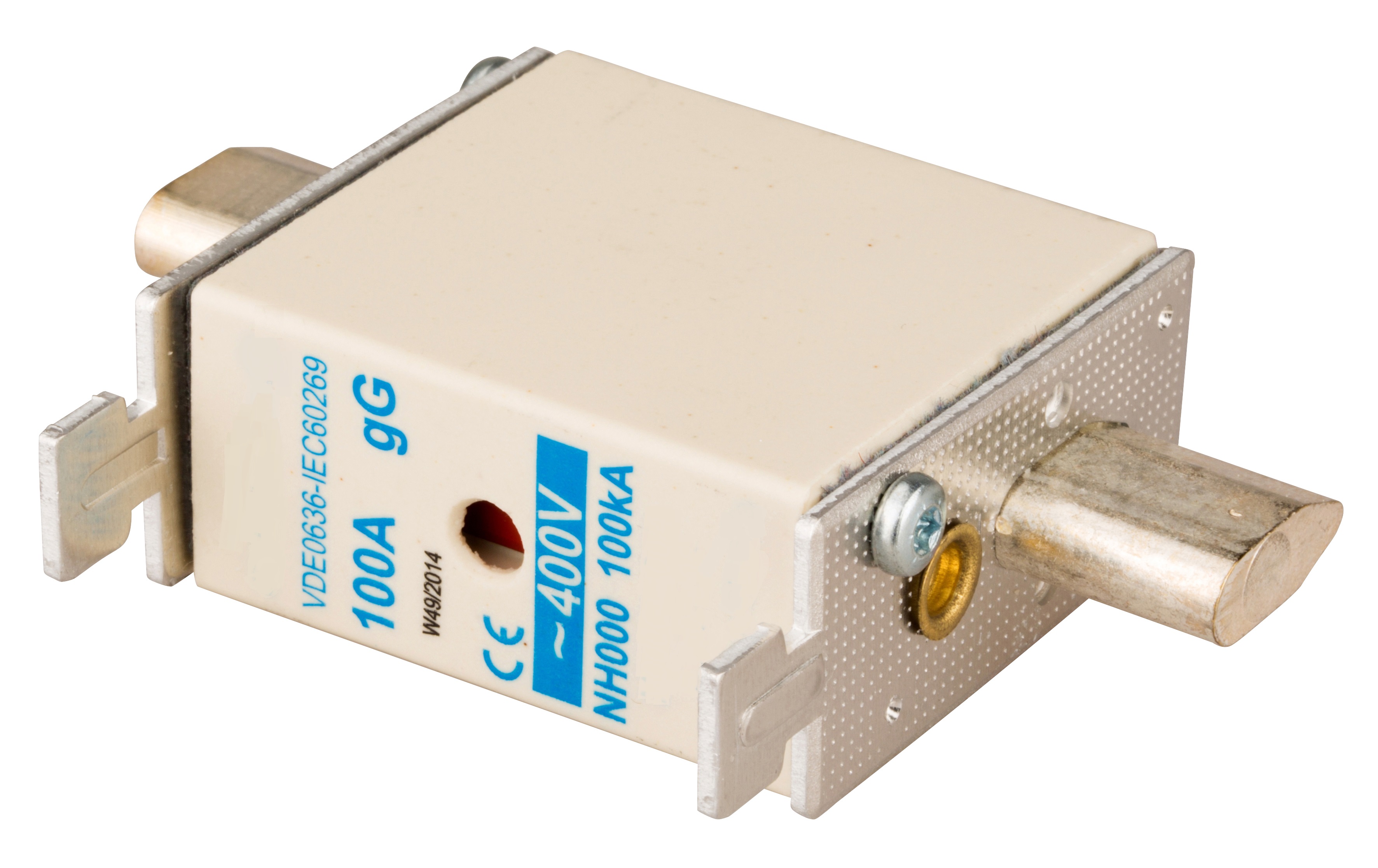 ISP000gG100 плавкая вставка NH-000gL/gG 100A/100A AC400V/100kA с индикатором Combi